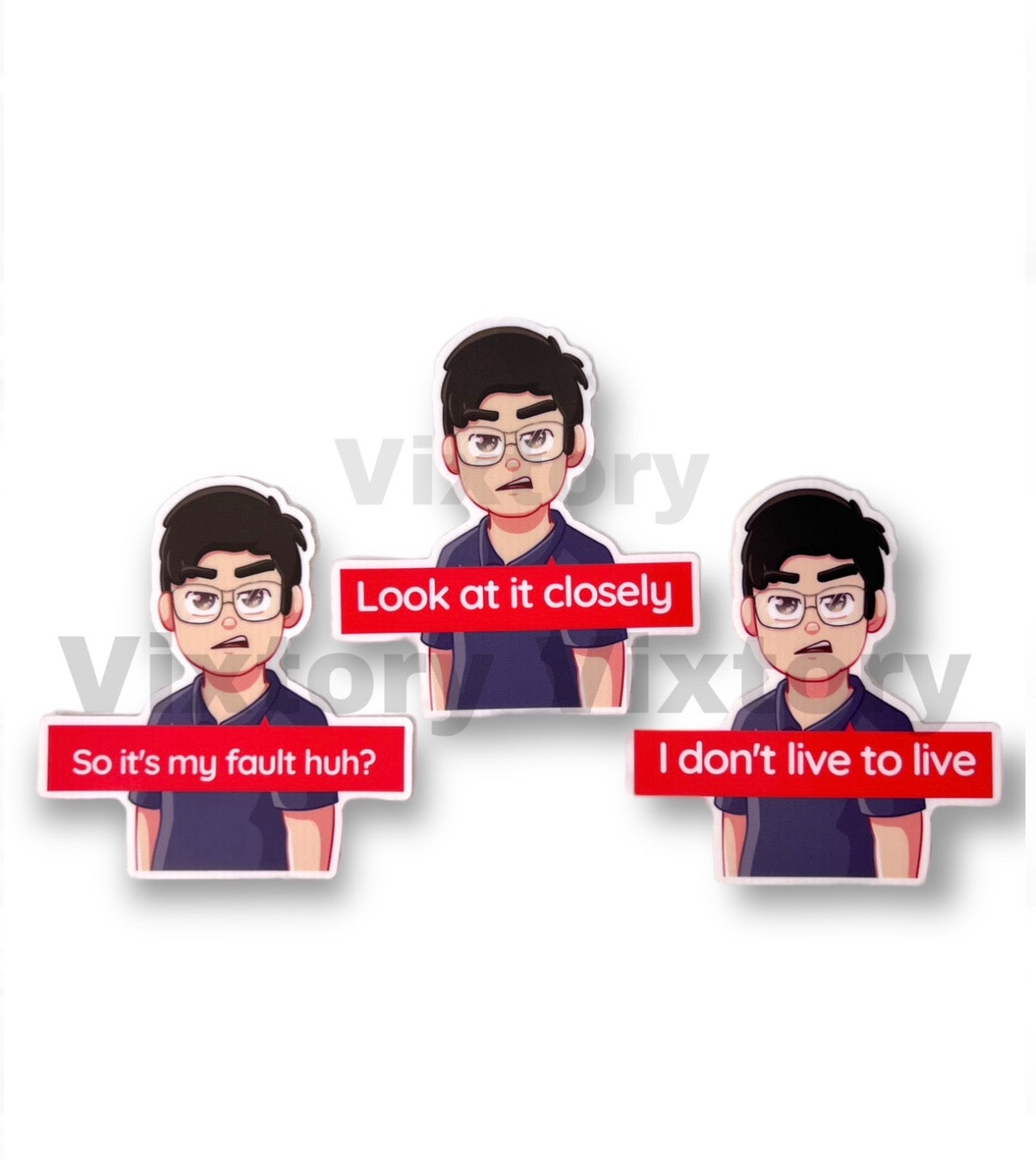 Look at it Closely Guy - Car Decal
