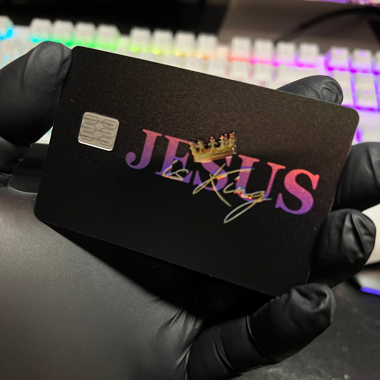 Jesus is King Premium Edition Card Wrap