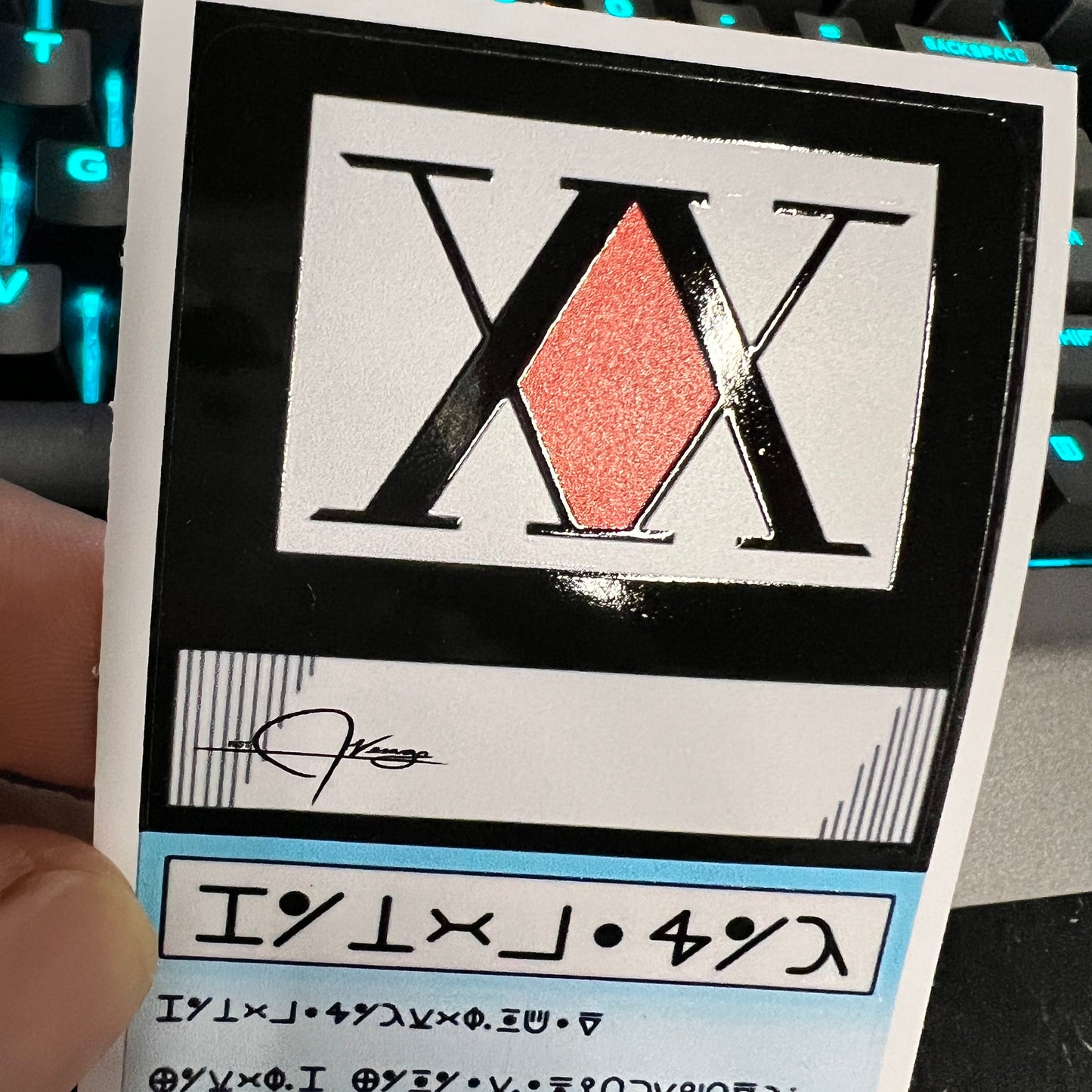 HxH Premium Embossed Card Wrap