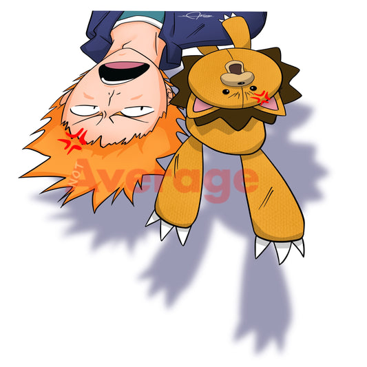 Hang on Lion Doll ! Sticker