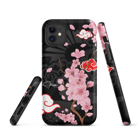 Japanese Blossom Clouds - Tough iPhone case
