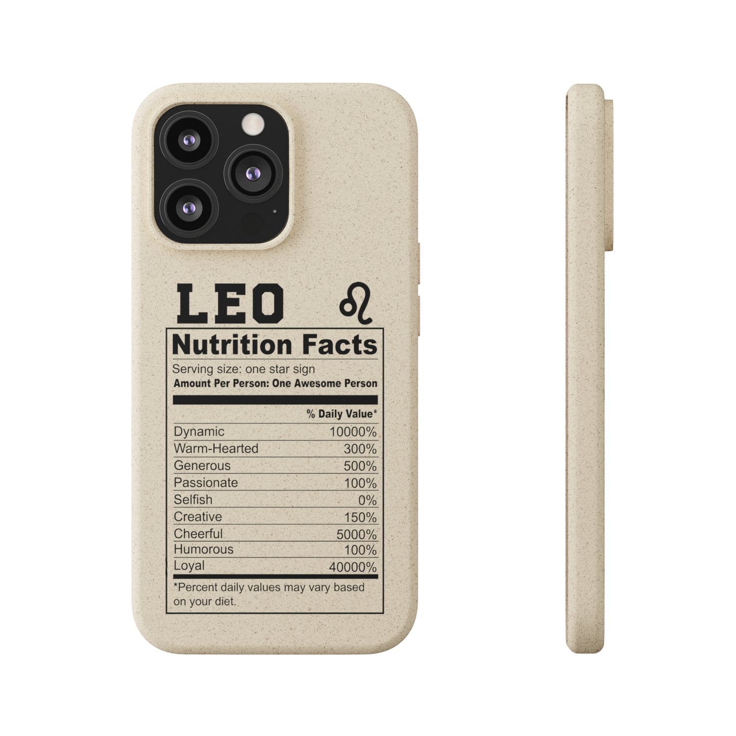 Zodiac Ingredients Biodegradable Phone Case