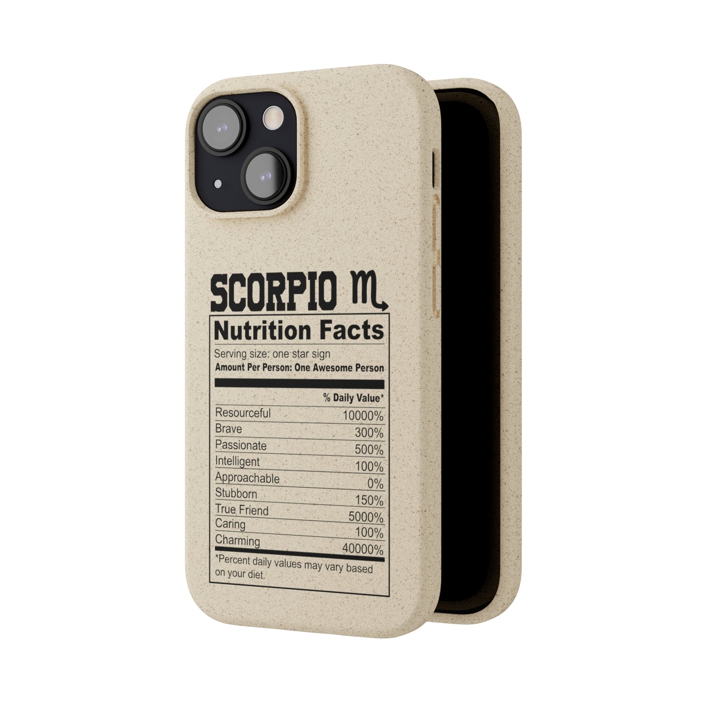 Zodiac Ingredients Biodegradable Phone Case