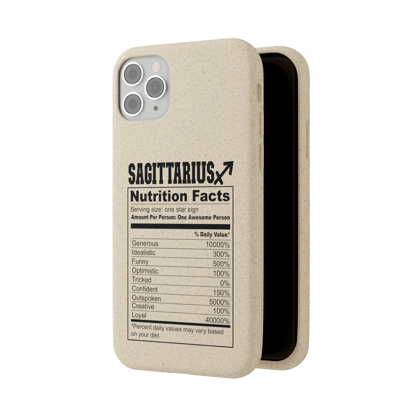 Zodiac Ingredients Biodegradable Phone Case