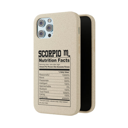 Scorpio Ingredients Biodegradable Phone Case