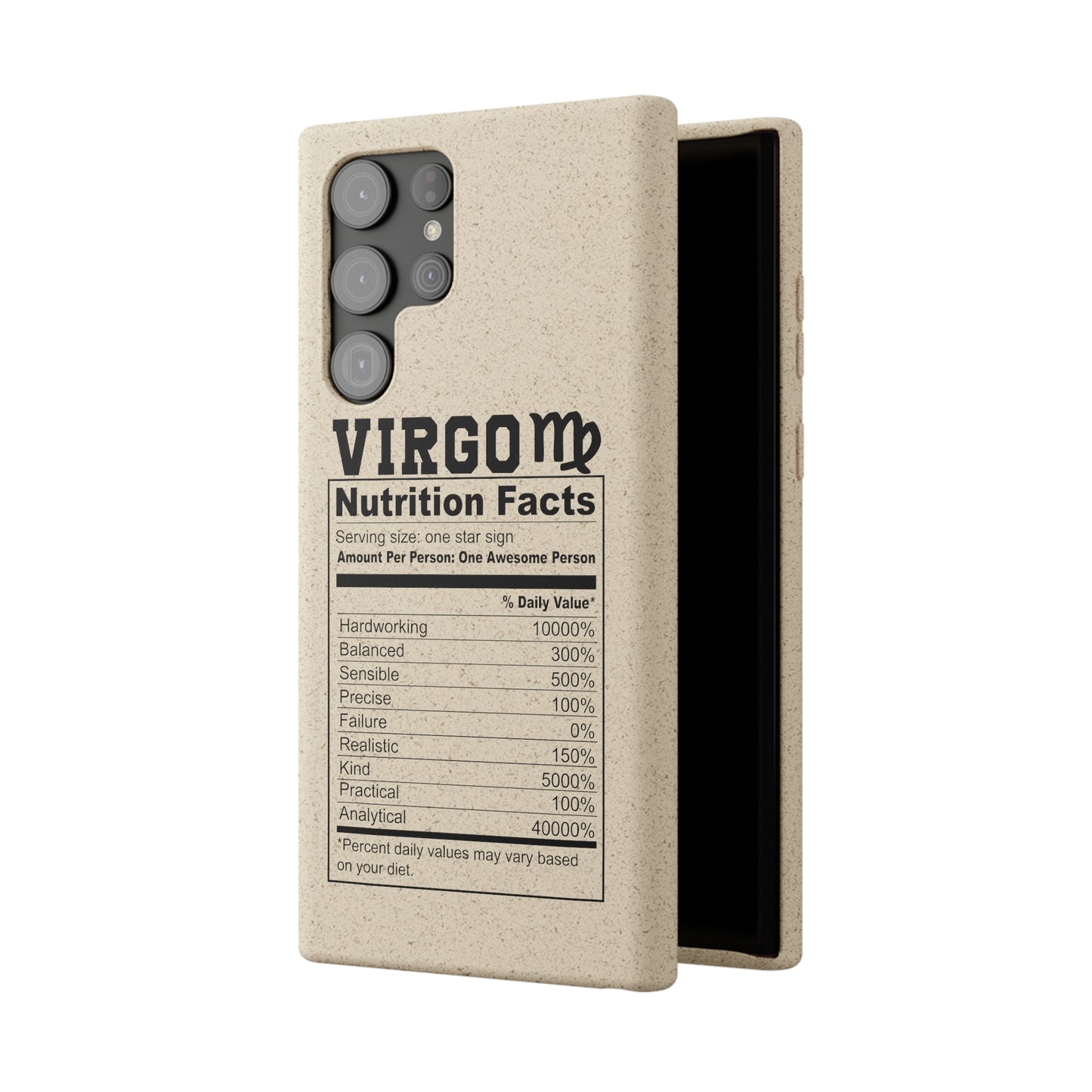 Virgo Ingredients Biodegradable Phone Case