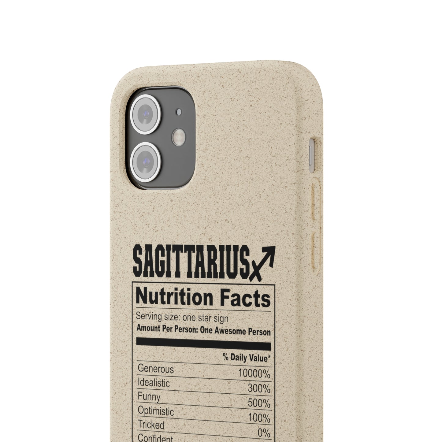 Zodiac Ingredients Biodegradable Phone Case