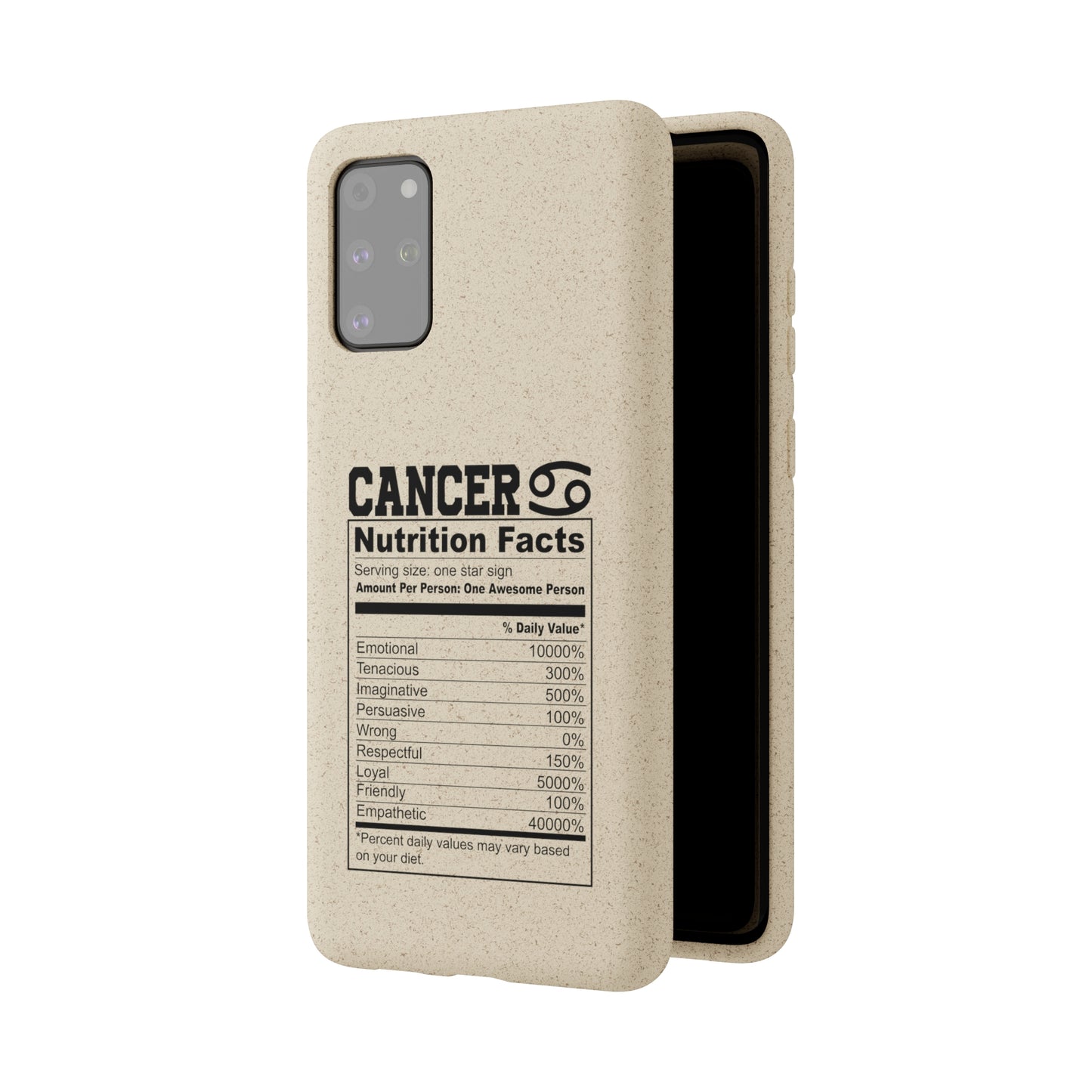 Zodiac Ingredients Biodegradable Phone Case