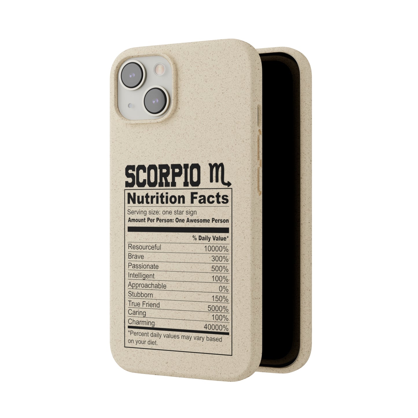 Zodiac Ingredients Biodegradable Phone Case