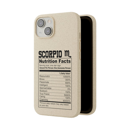 Scorpio Ingredients Biodegradable Phone Case