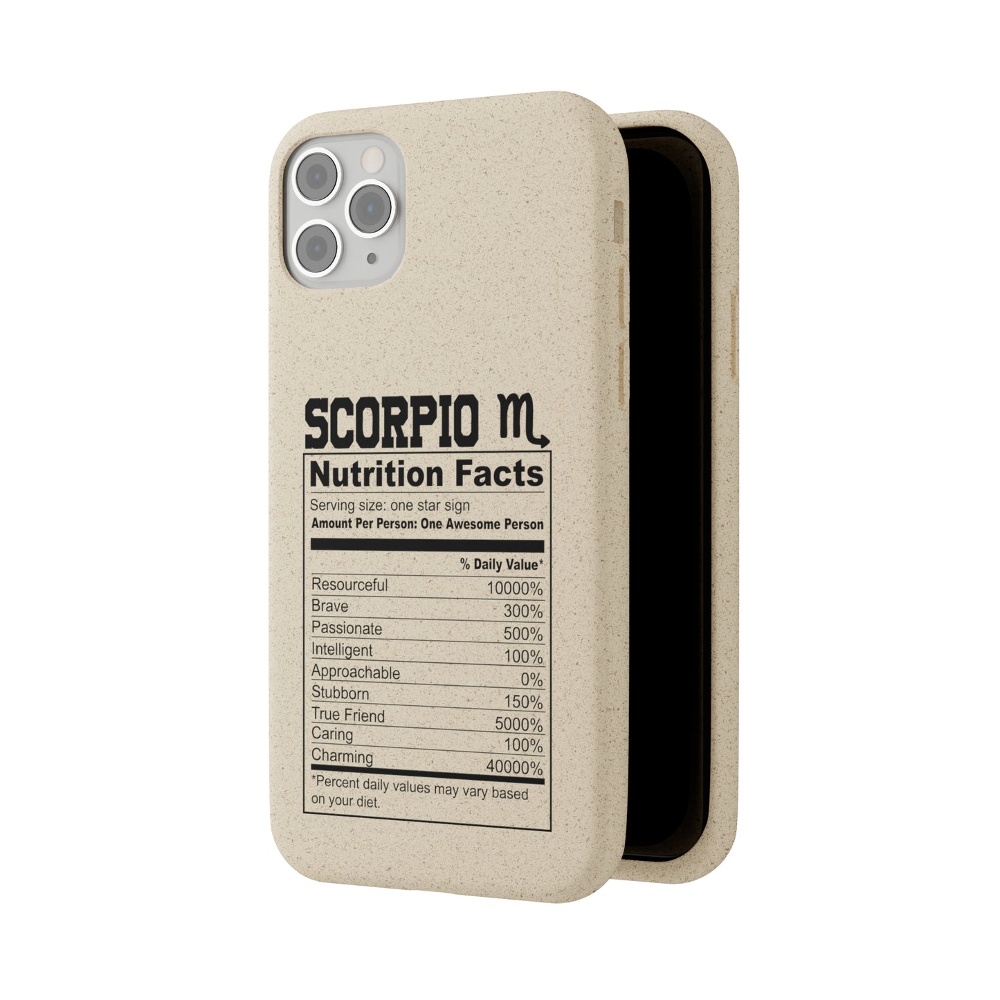 Zodiac Ingredients Biodegradable Phone Case