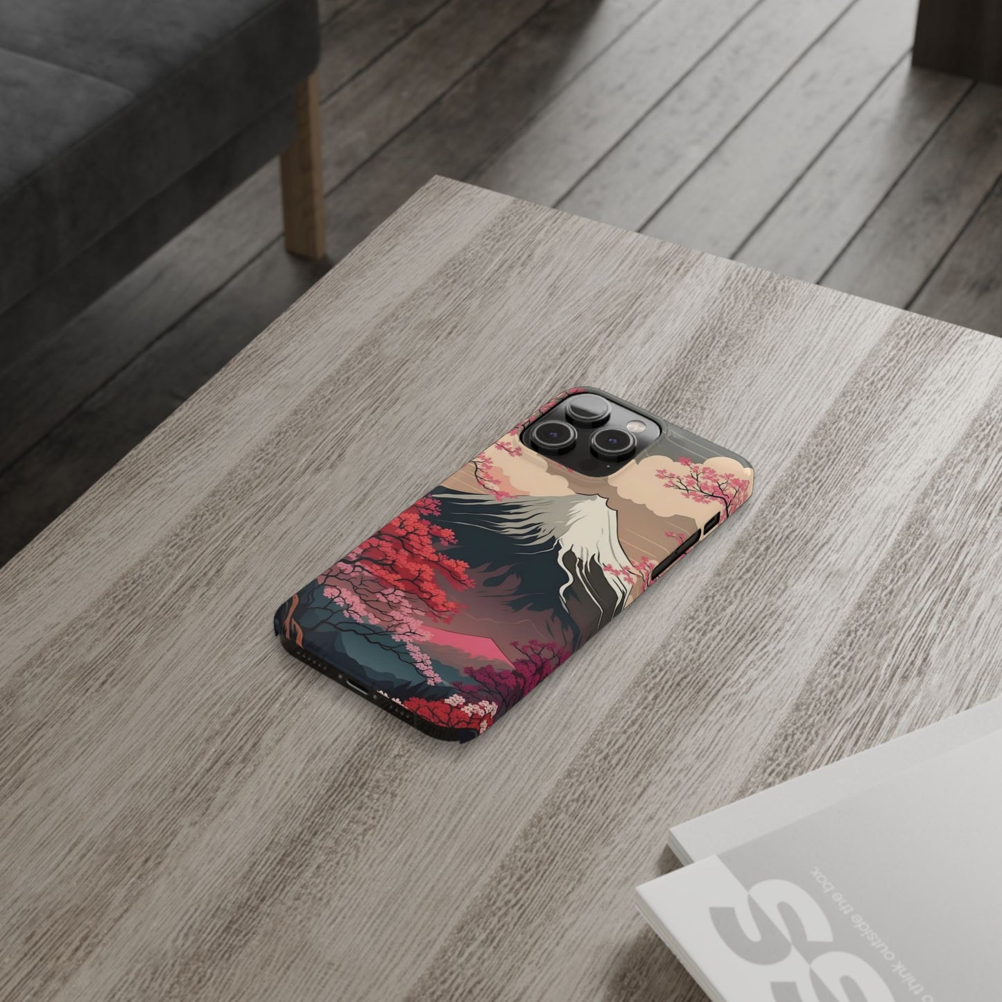 Japan Mountain V2! Slim iPhone Cases