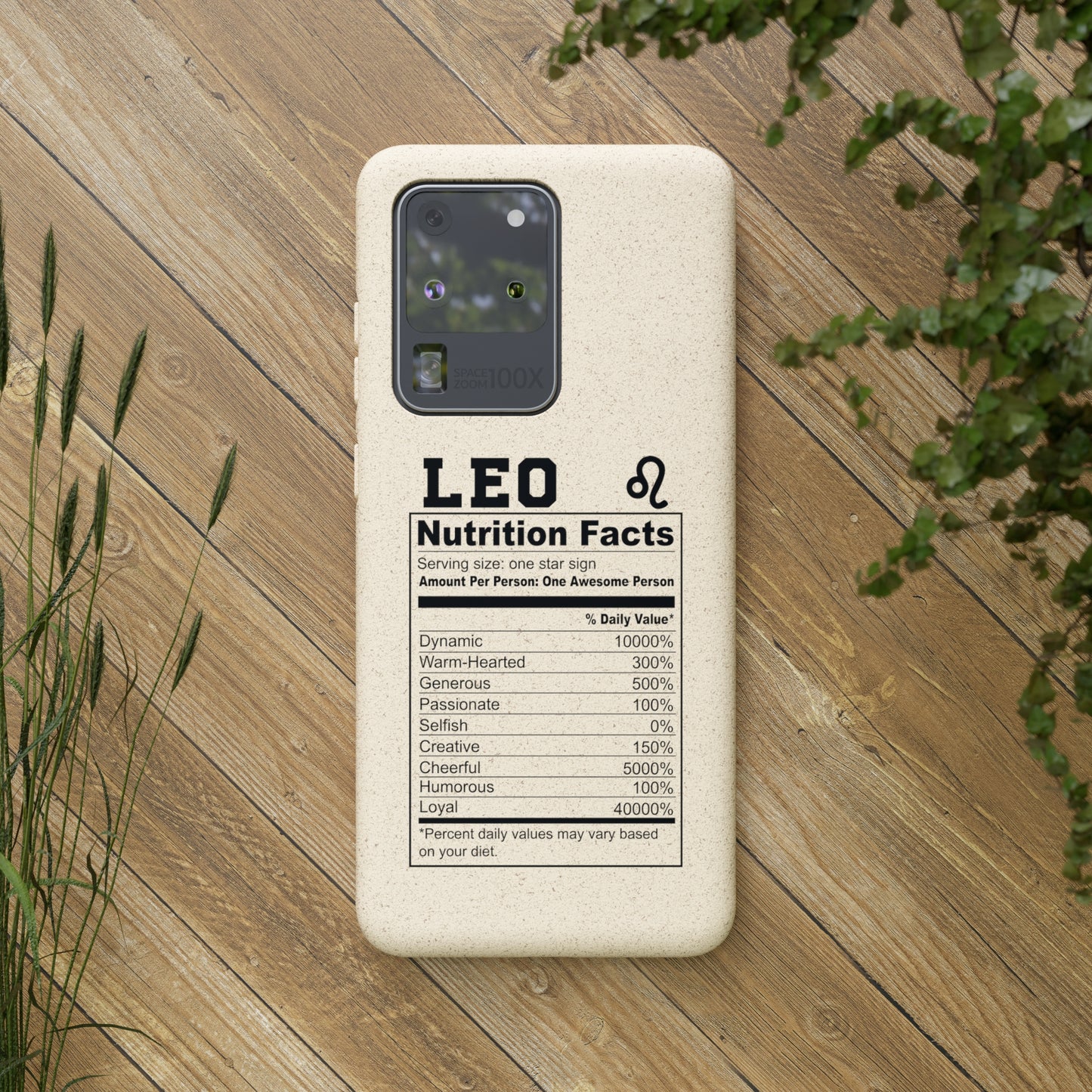 Zodiac Ingredients Biodegradable Phone Case