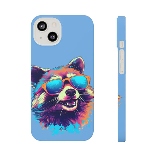 Lux Slim Cases -  " Cool Racoon"