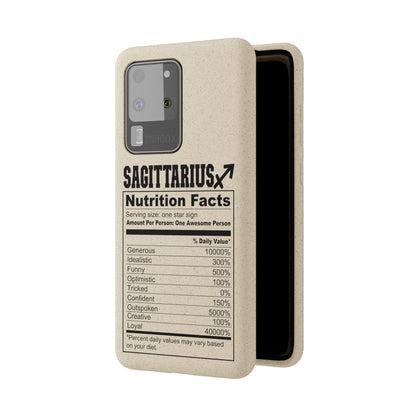 Sagittarius Ingredients Biodegradable Phone Case