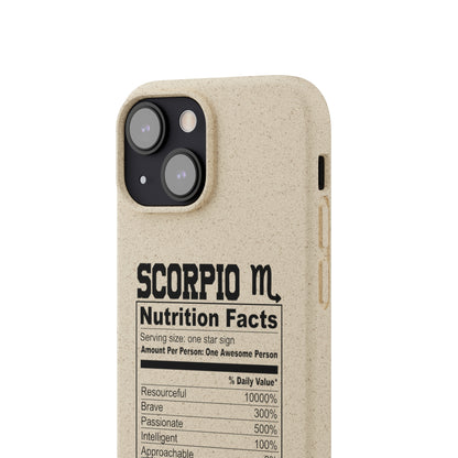 Scorpio Ingredients Biodegradable Phone Case