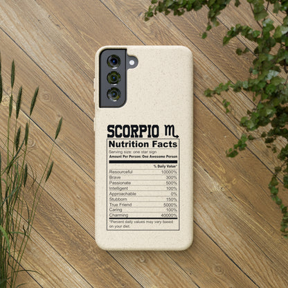 Scorpio Ingredients Biodegradable Phone Case