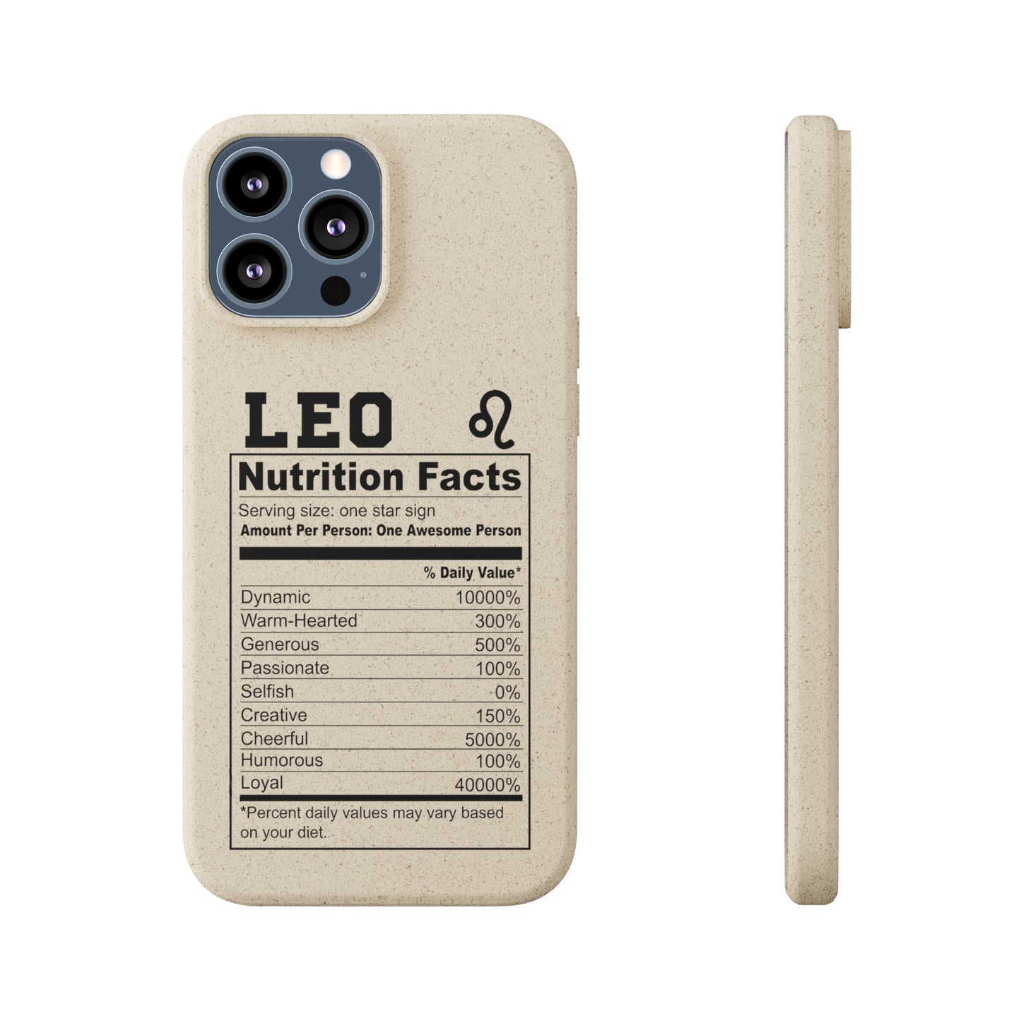 Zodiac Ingredients Biodegradable Phone Case