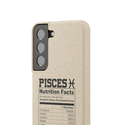 Pisces Ingredients Biodegradable Phone Case