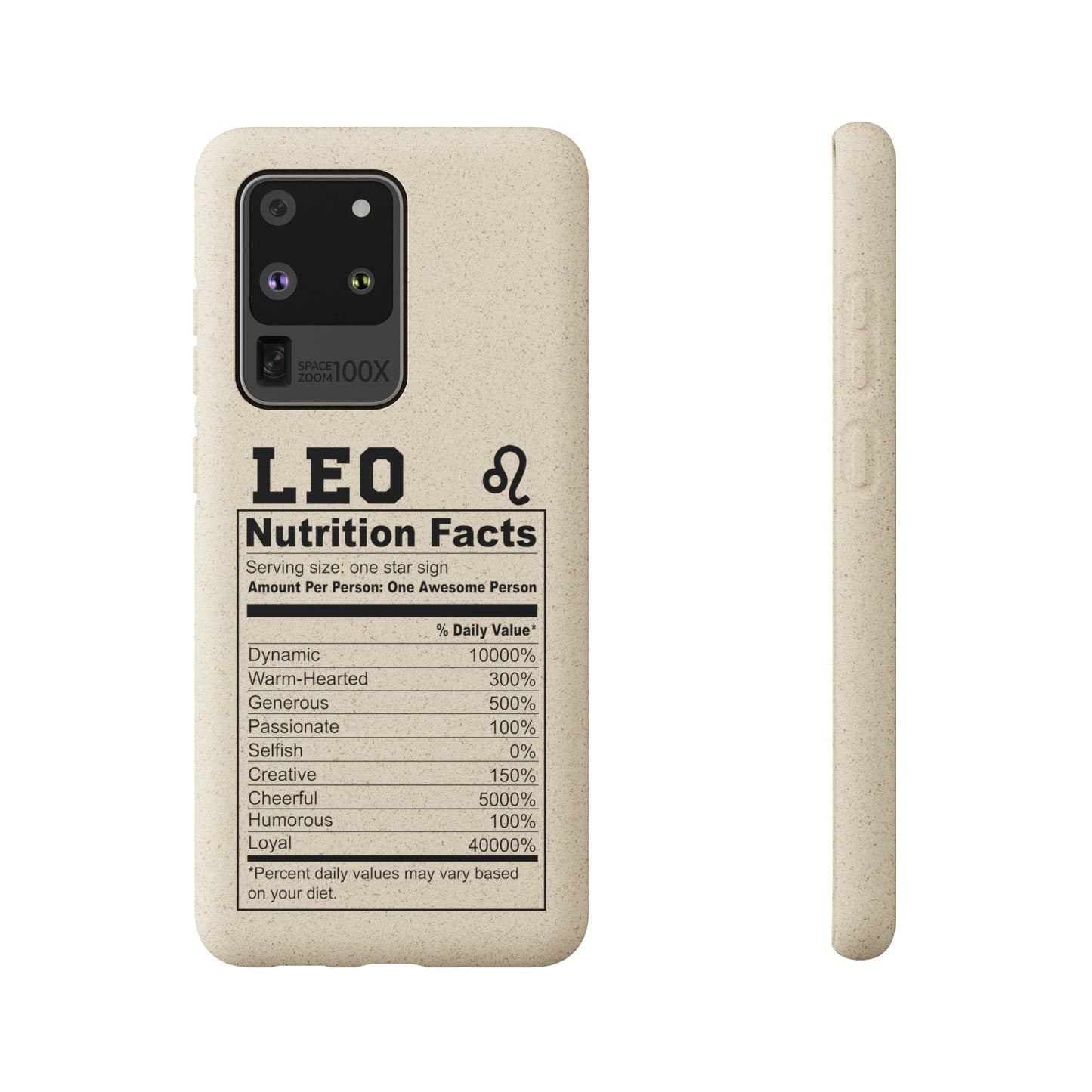 Zodiac Ingredients Biodegradable Phone Case