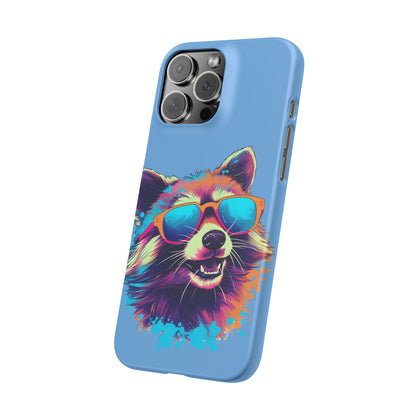 Lux Slim Cases -  " Cool Racoon"