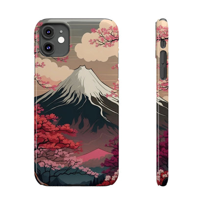 Japan Mountain V2! Slim iPhone Cases