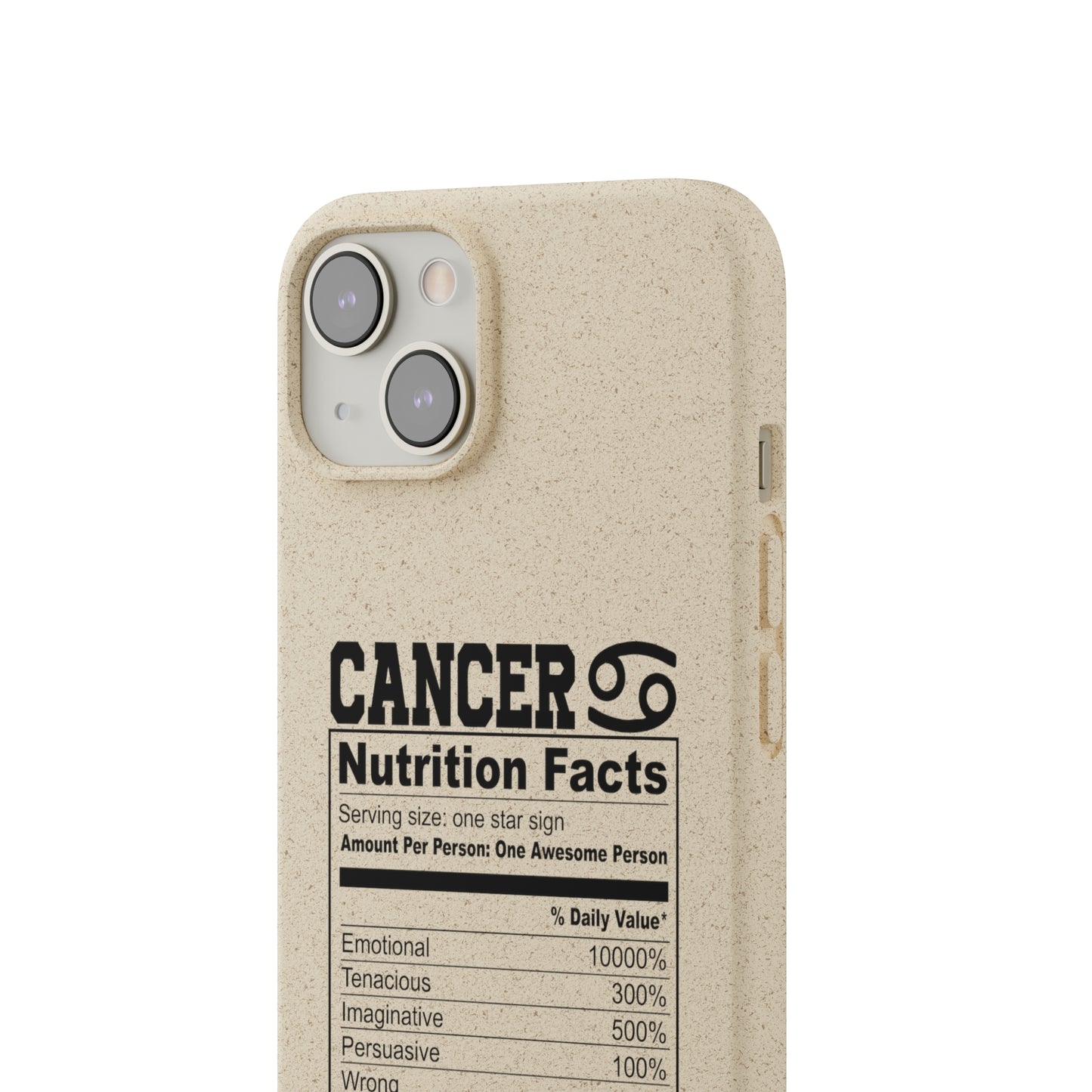 Zodiac Ingredients Biodegradable Phone Case