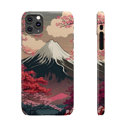 Japan Mountain V2! Slim iPhone Cases