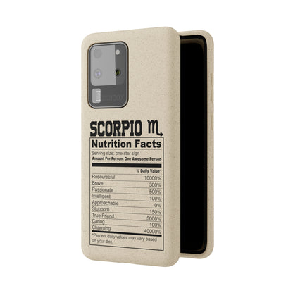 Scorpio Ingredients Biodegradable Phone Case