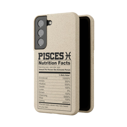 Pisces Ingredients Biodegradable Phone Case