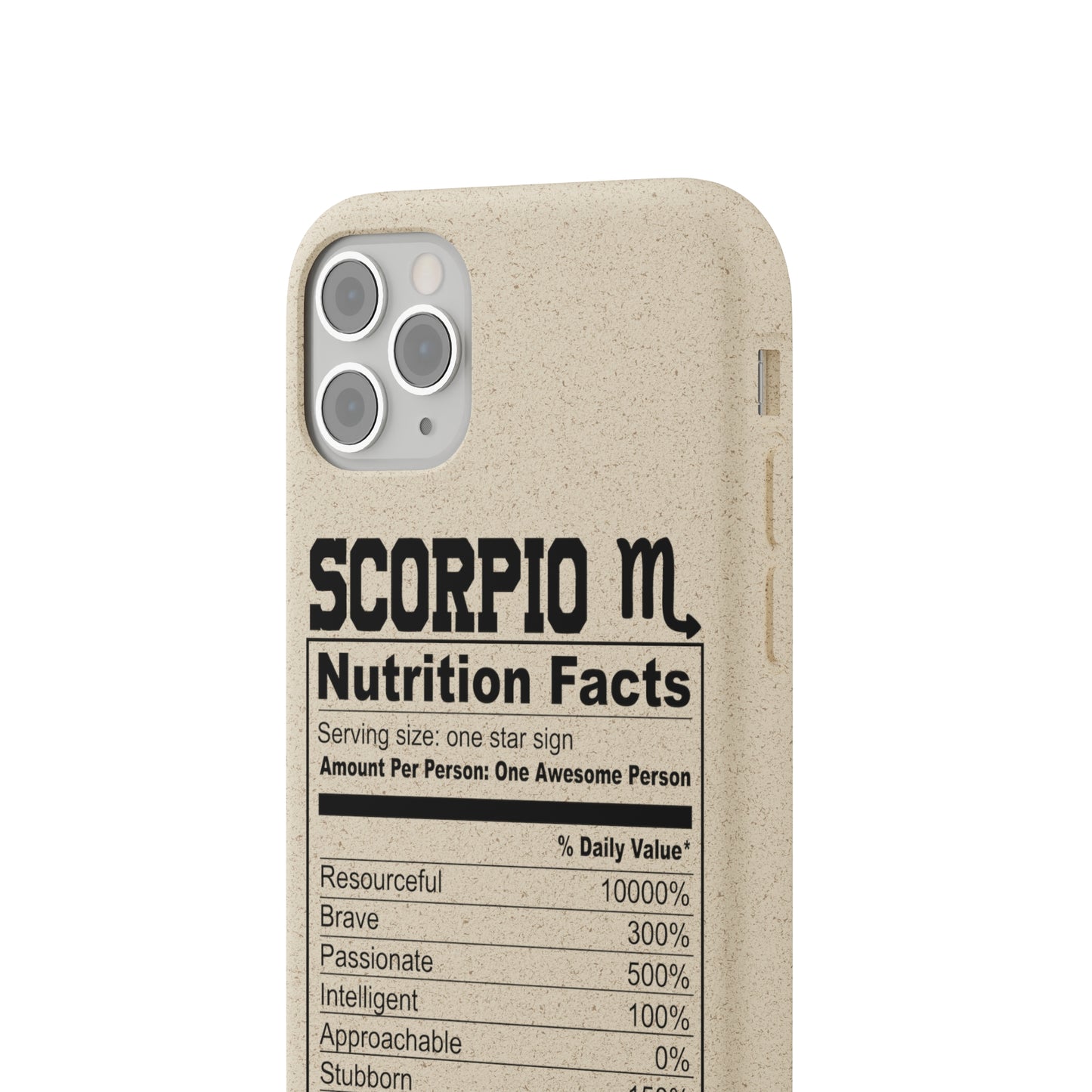 Zodiac Ingredients Biodegradable Phone Case