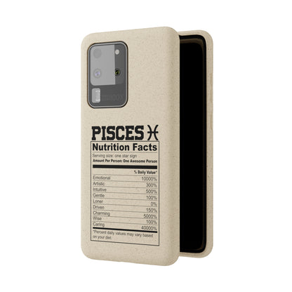 Pisces Ingredients Biodegradable Phone Case