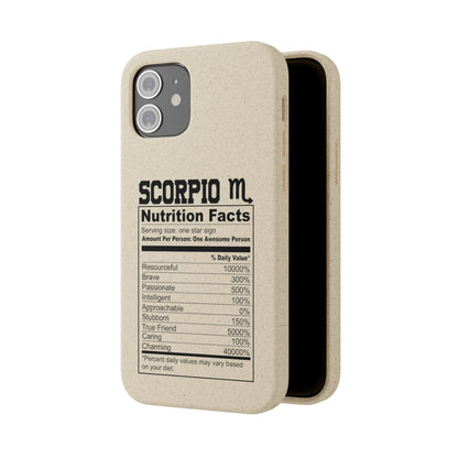 Scorpio Ingredients Biodegradable Phone Case