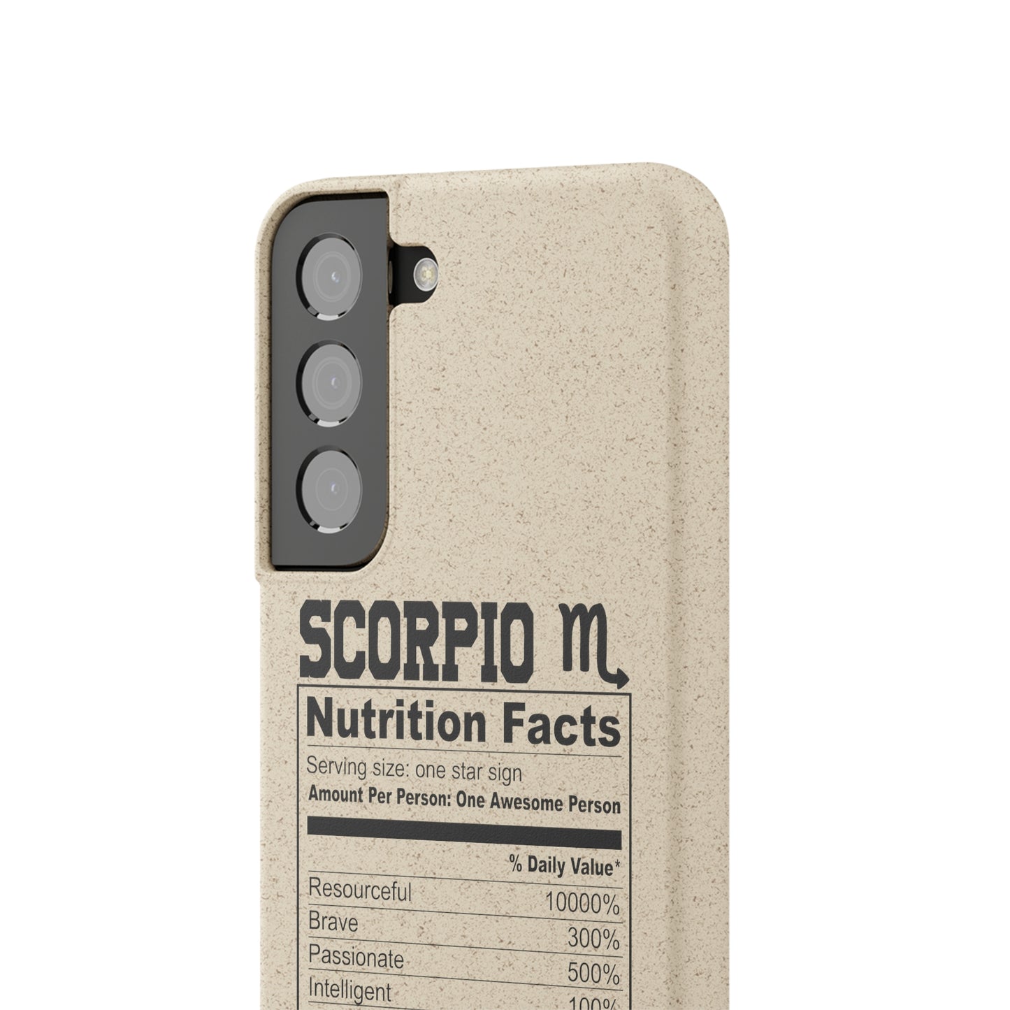 Zodiac Ingredients Biodegradable Phone Case