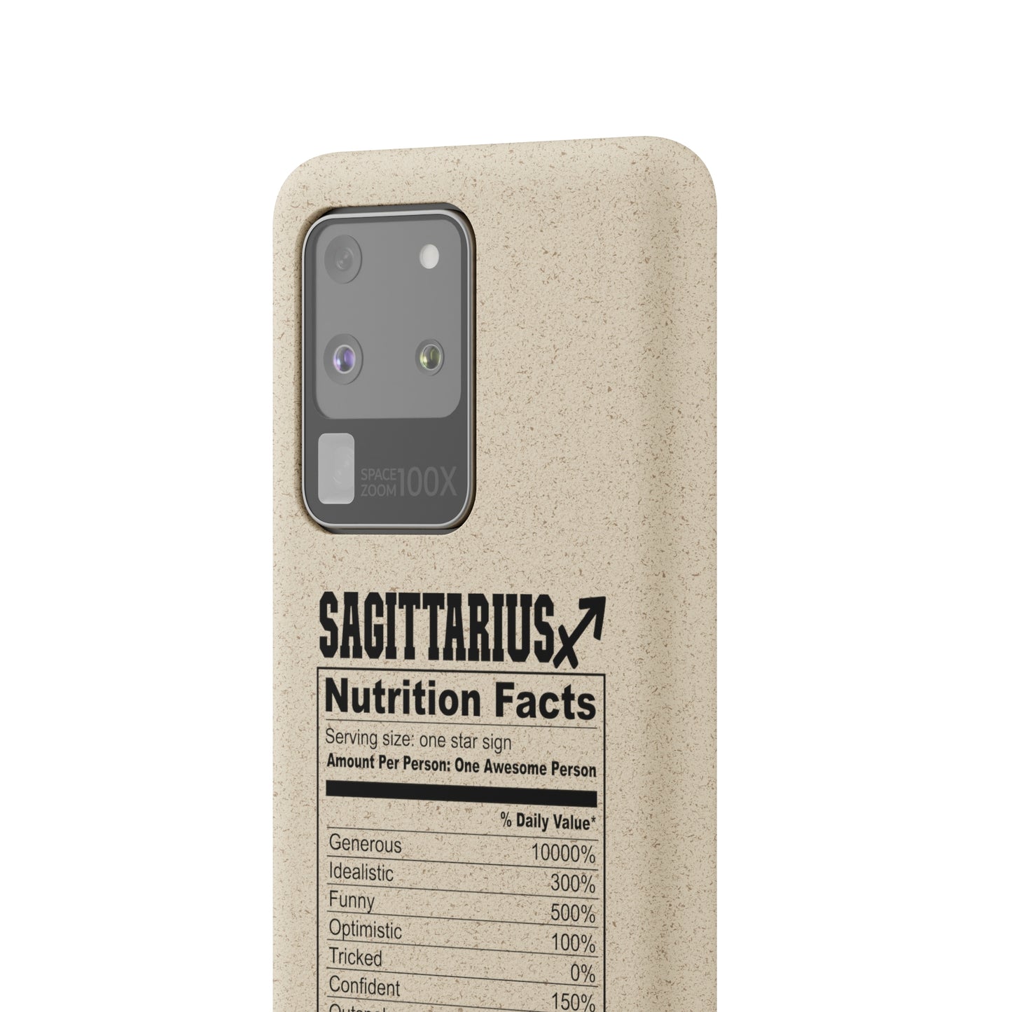 Zodiac Ingredients Biodegradable Phone Case