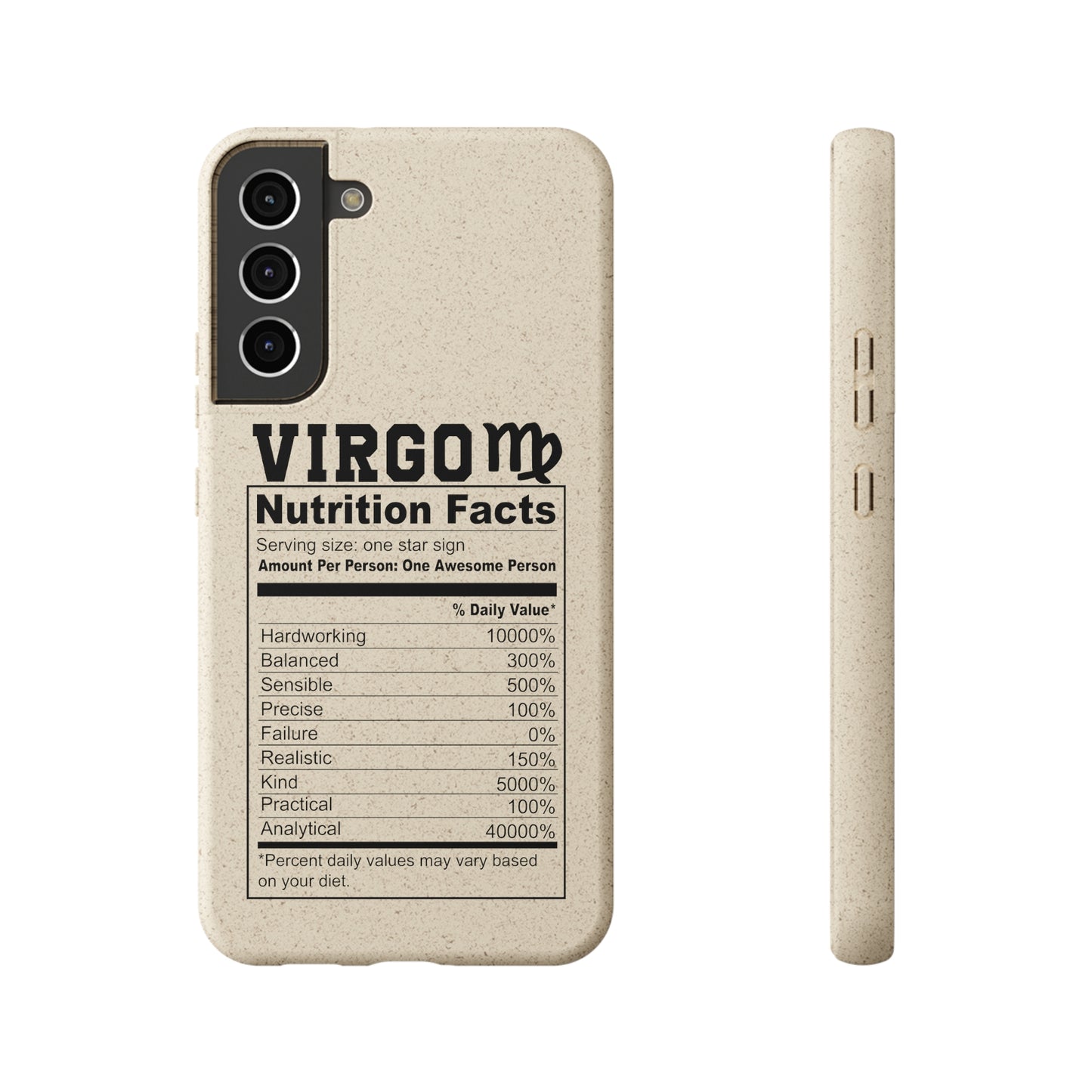 Virgo Ingredients Biodegradable Phone Case