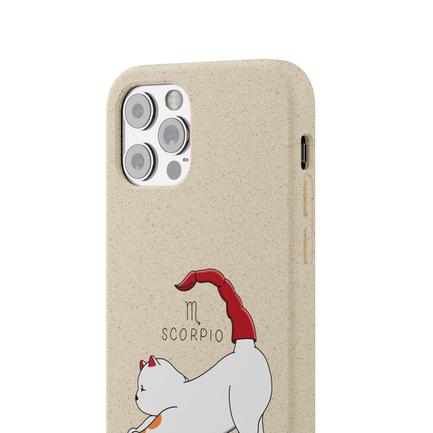 Scorpio Cat Zodiac Design - Biodegradable Phone Cases