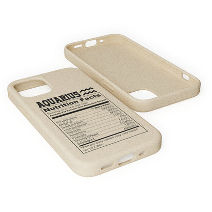 Aquarius Ingredients Biodegradable Phone Case