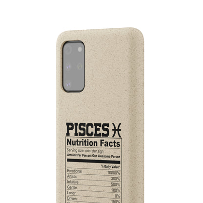 Pisces Ingredients Biodegradable Phone Case