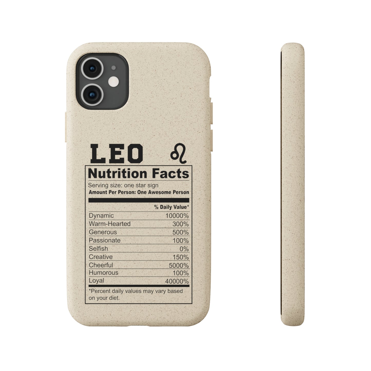 Zodiac Ingredients Biodegradable Phone Case