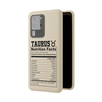 Taurus Ingredients Biodegradable Phone Case