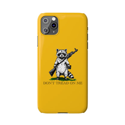 Racoon Freedom Design Slim Phone Case