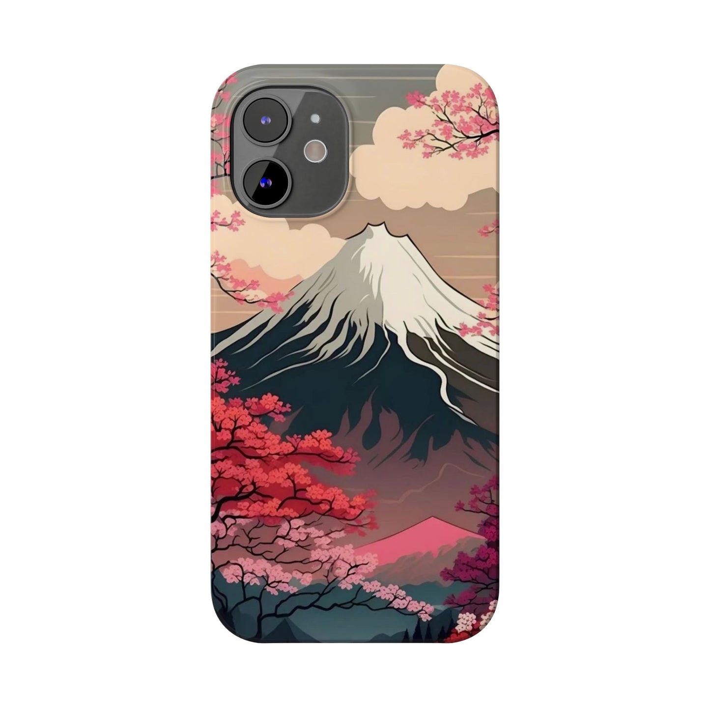 Japan Mountain V2! Slim iPhone Cases