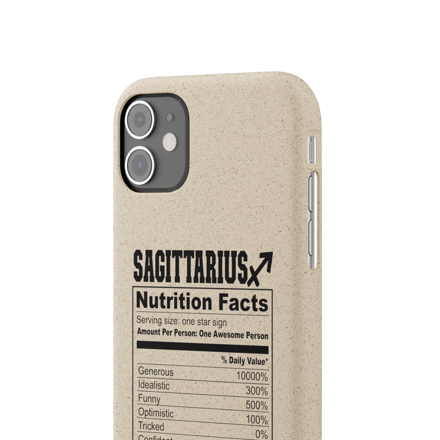 Zodiac Ingredients Biodegradable Phone Case