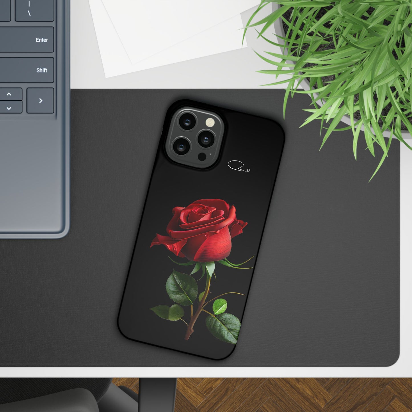 Lux Matte Slim Cases - Titled " Rose "