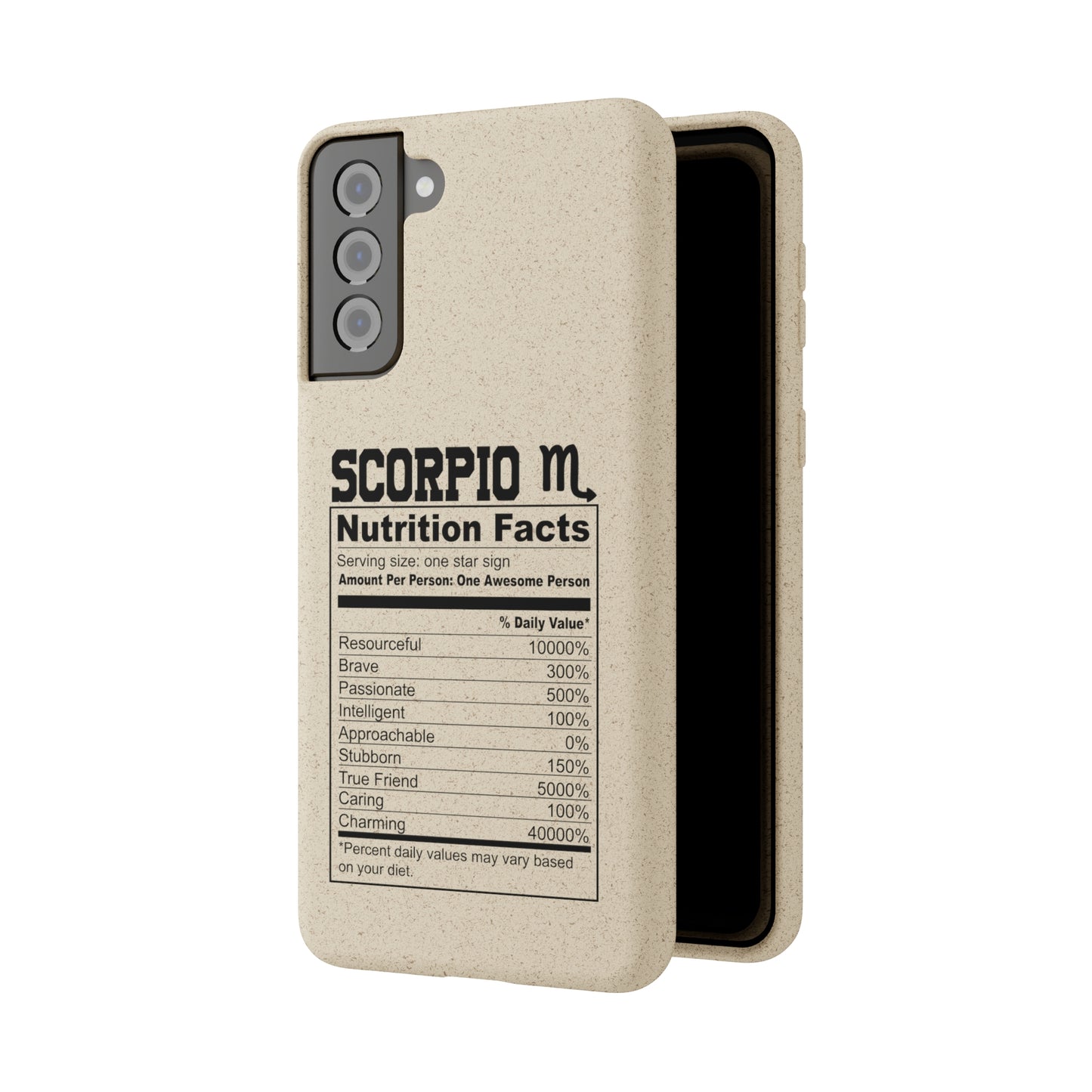 Zodiac Ingredients Biodegradable Phone Case