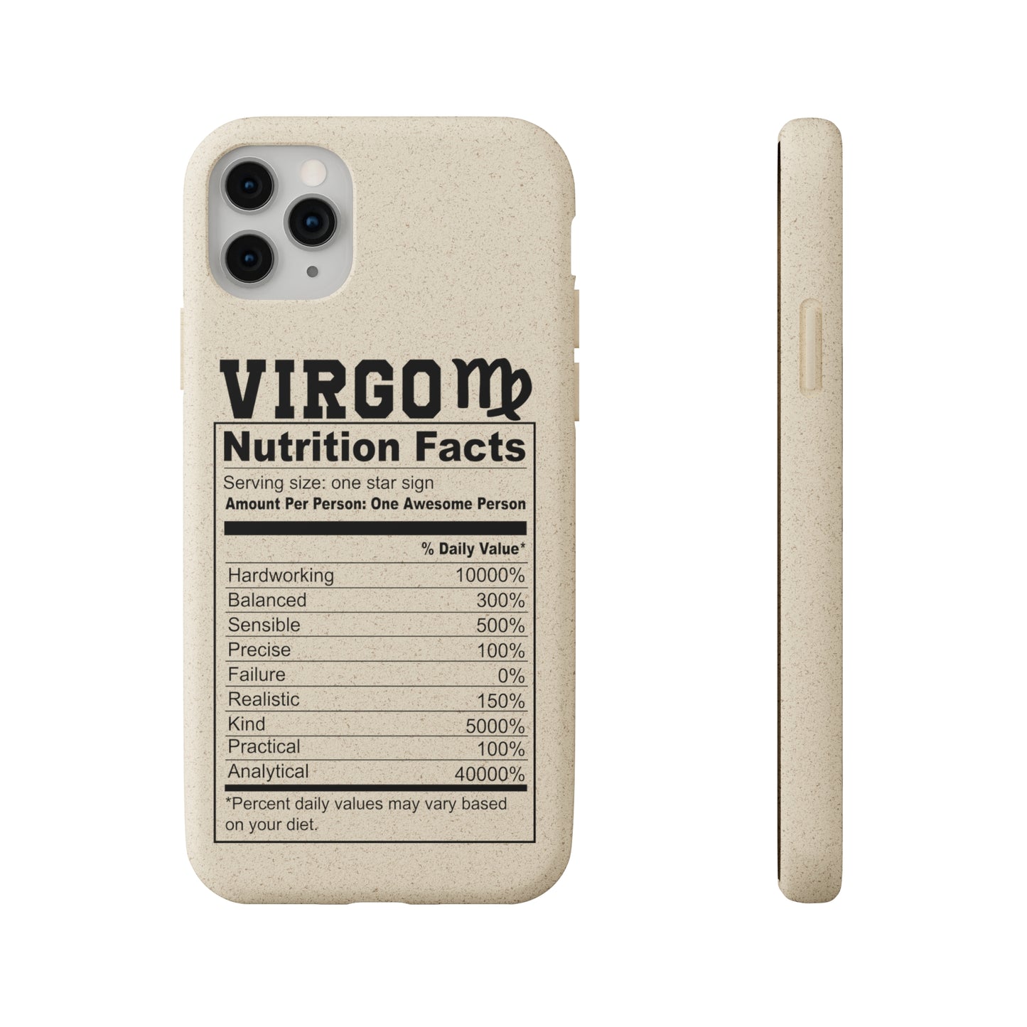 Virgo Ingredients Biodegradable Phone Case