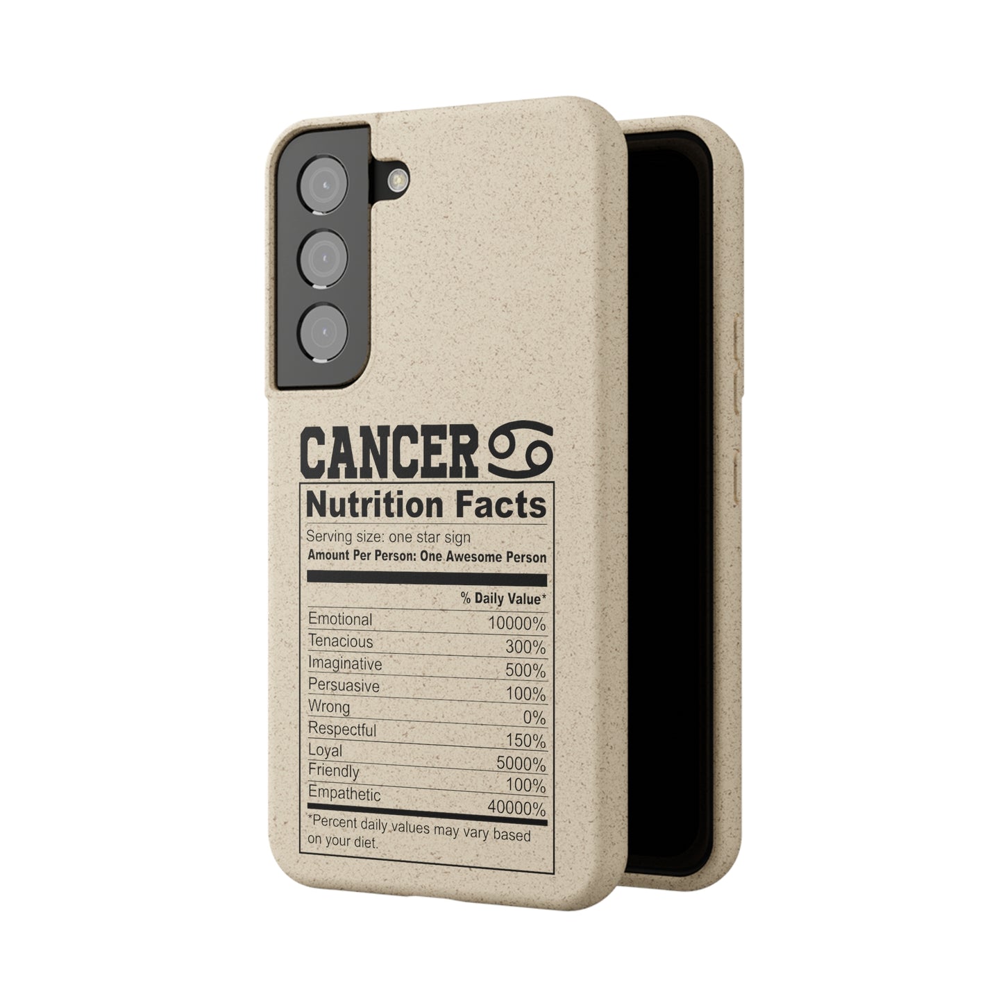 Zodiac Ingredients Biodegradable Phone Case