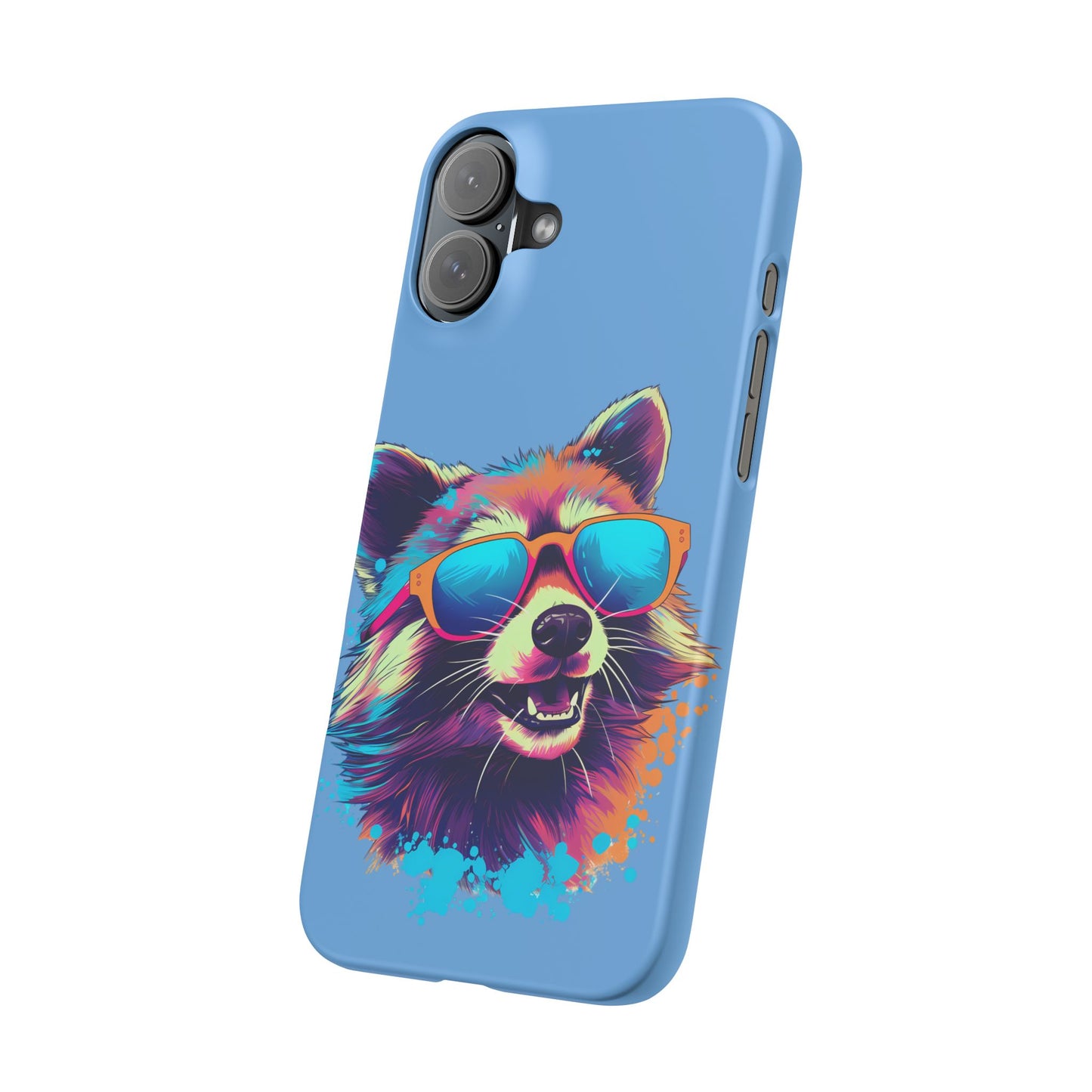 Lux Slim Cases -  " Cool Racoon"