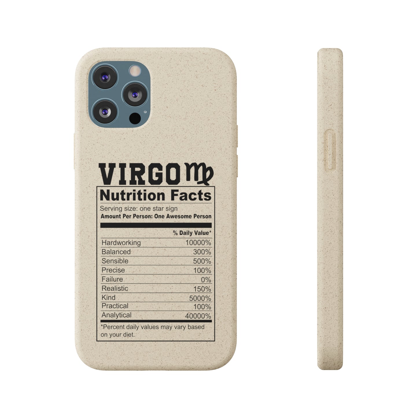 Virgo Ingredients Biodegradable Phone Case